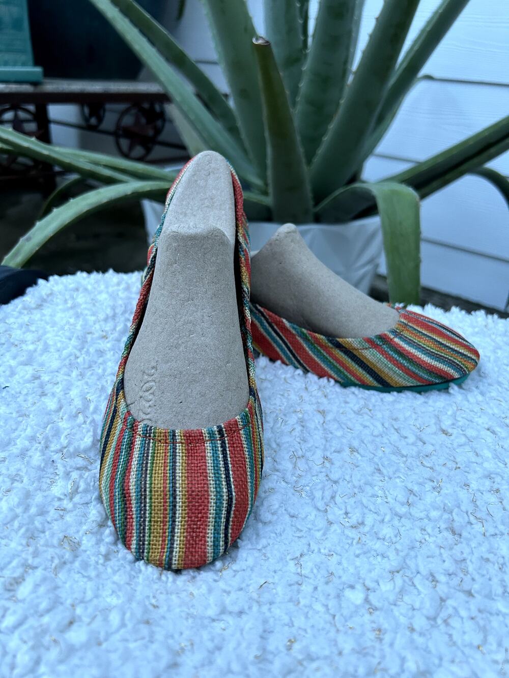 Tieks by Gavrieli Sunset Stripe Vegan Flats Sz6